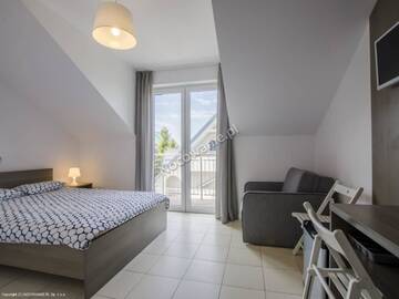 Фото номера Трехместный номер с балконом Проживание в семье Villa Cicha г. Карвия 12