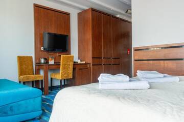 Фото номера Апартаменты с балконом Отель Hotel Willa Złota г. Карвия 3